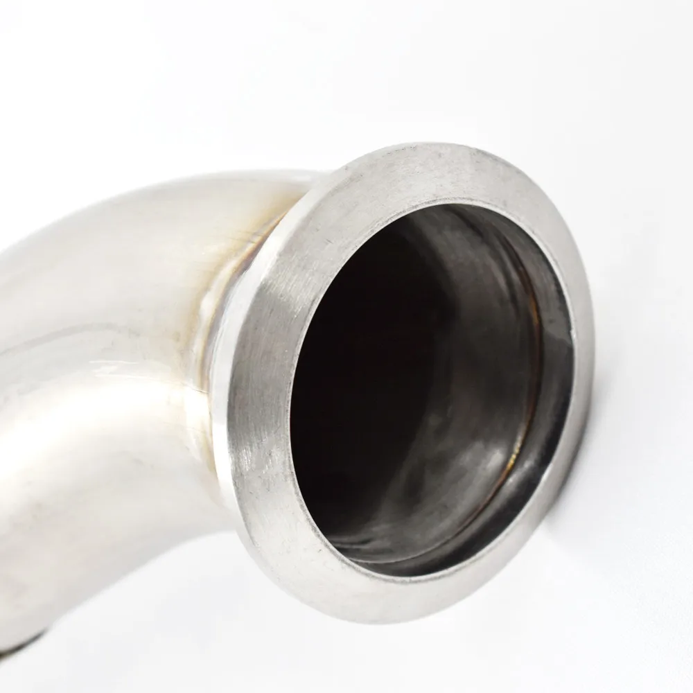Downpipe de Aço Apto para 2004.5-2010 Duramax Inoxidável Lly Lbz Lmm 6.6l 3 gm 4 Peças e carregadores de turbo