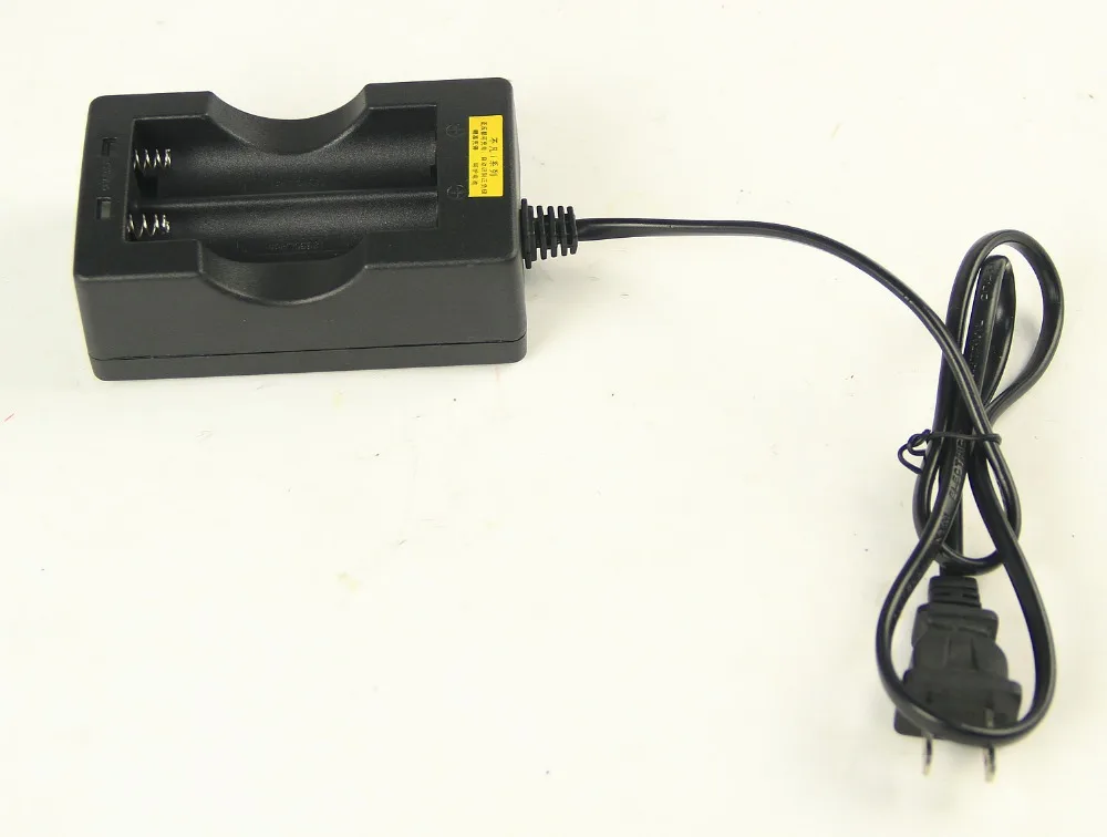 

18650 DUAL Charger Black 2 Slots AC 110V 220V Rechargeable Portable Quick Charging US Plug