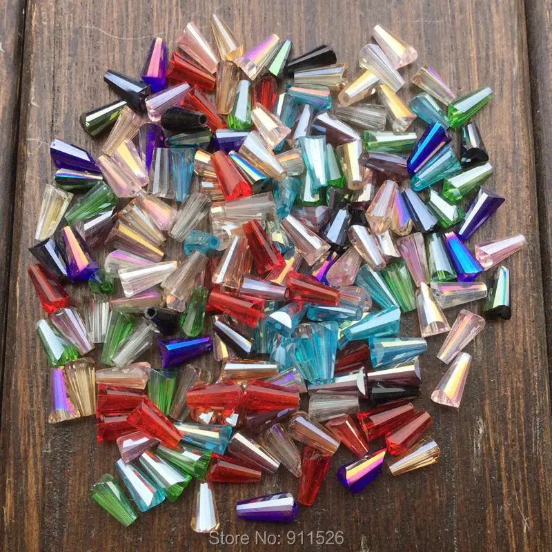 

4*8MM Austrian Crystal Beads(70Pcs/Lot)Chinese Crystal Beads Wholesale Fashion Pagoda Beads For Fit Women Weeding Dress