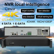 4K H.265/H.264 CCTV NVR Smart Security Surveillance Recorder 16CH 2MP 4CH 8MP Up 64CH 4k IPC access With two-way voice onvif P2P