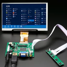7inch HD LCD Display Screen High Resolution Monitor Driver Control Board HDMI VGA For Lattepanda Raspberry Pi Banana Pi