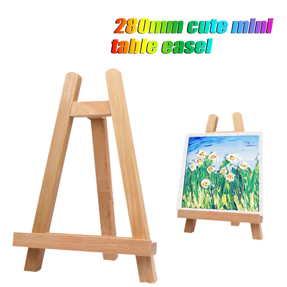 Mini Display Easel Small Tabletop Mini Wood Artist Frame Photo Painting