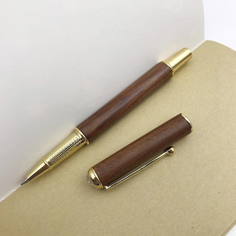 Шариковые ручки 0,7 мм черные чернила пополнения средняя точка гладкой записи металла, дерева подарок шариковые ручки канцелярские