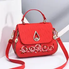 Стиль милый женский модный тисненый Женская сумка через плечо сумка сумки