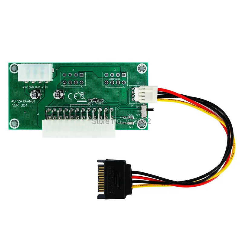 for Bitcoin Mining Expanded Ded With Manual Switch New PC Desktop ATX 24-Pin Dual PSU Power Synchronous Start Extender Cable