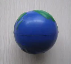 Бесплатная доставка 6.3 см шар земной шар pu, земля ПУ мяч стресс, глобус сжать мяч, земле мяч стресс, забавные земле игрушка