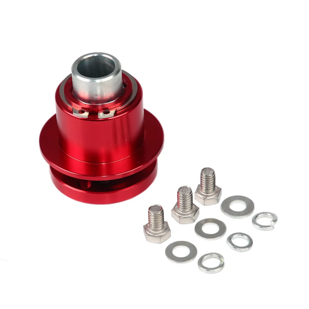 

New Style Steering Wheel Quick Release Disconnect Hub 360 Degree 3 Holes Pull Ring Aluminum Car Accessories