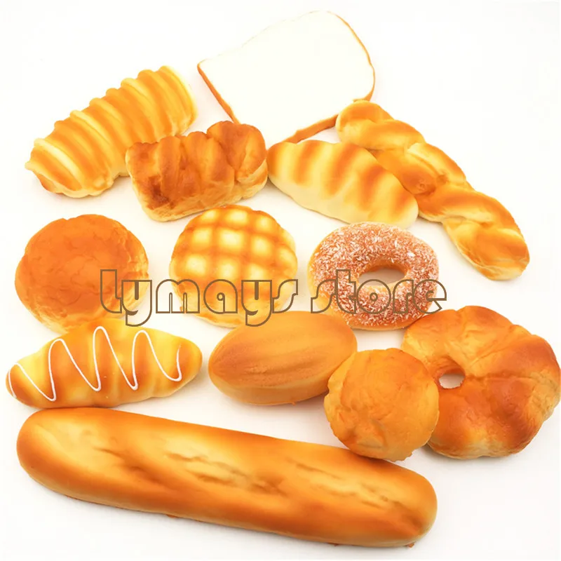 

Squishy Bread Bun Toast Slow Rising Jumbo Scented Wholesale Squishies Simulated Bread For Kitchern Decoration Squeeze Kid Toy