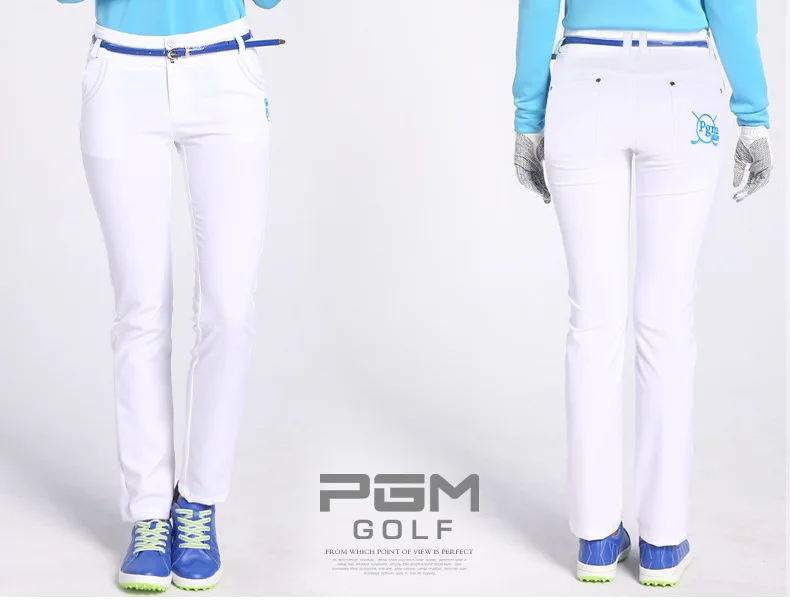 Very Cheap vIxGW Lady Clothes Women Golf Pants XS L Trousers Hight Elasticity Sportwear female Slim Pant Trouser pencil Golf Tennis Pant Solid