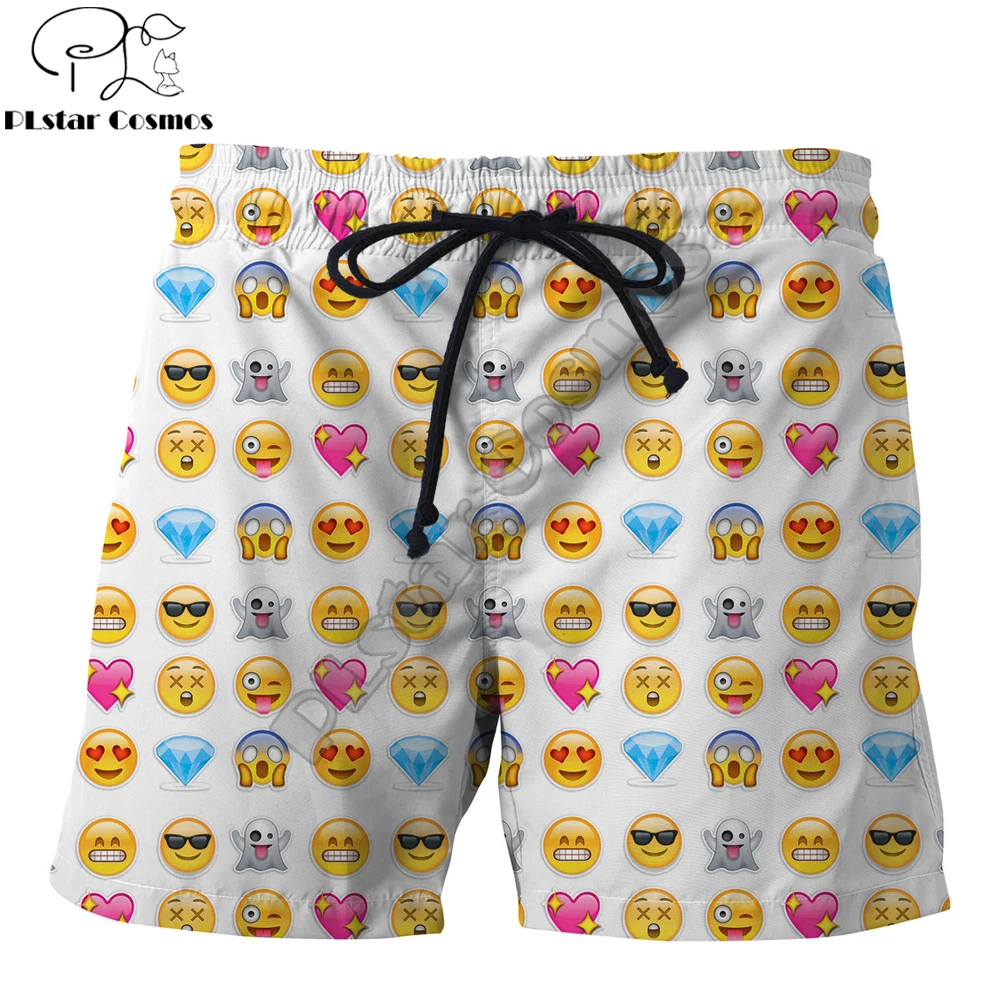 PLstar Cosmos 2019 summer New Smiley Face QQ Emoji Men Shorts Cute Emoticon 3D Printed Male/Female Novelty Casual Shorts PLstar Cosmos 2019 summer New Smiley Face QQ Emoji Men Shorts Cute Emoticon 3D Printed Male/Female Novelty Casual Shorts