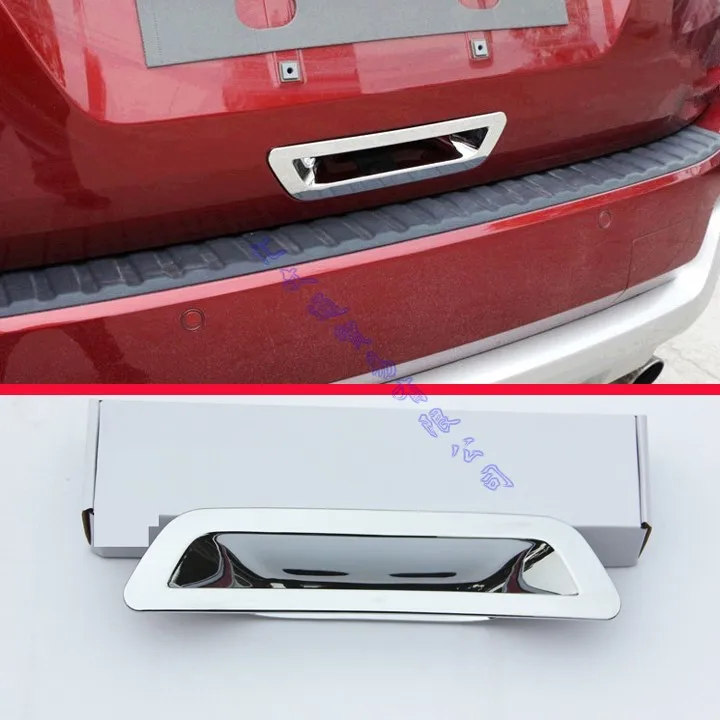 

ABS Chrome Rear Trunk Tailgate Door Handle Bowl Catch Cover Trim Molding Garnish For Ford Everest 2016 2017 2018