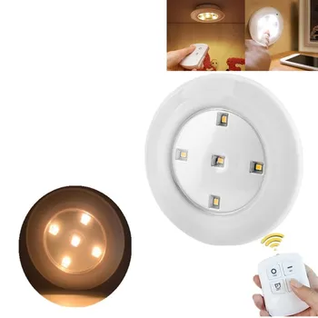 

Battery Operated 5LED Cabinet light Wireless touch Sensor or Remote Control Night Light for Wardrobe,Stairs,Drawer