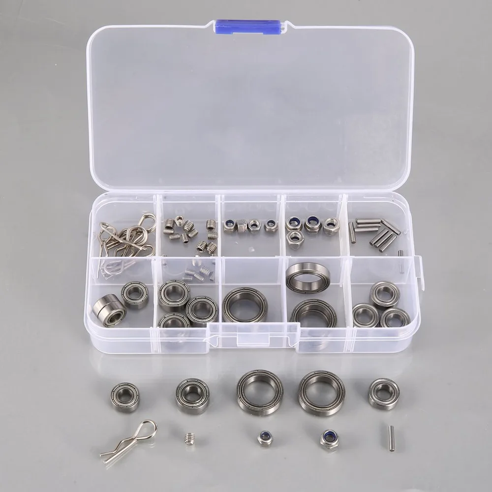 

Adjustable Clamps Ball Bearing Accessories Set for Rc Hobby Model Car 1/10 Traxxas Summit RC Crawler Car Full Cars