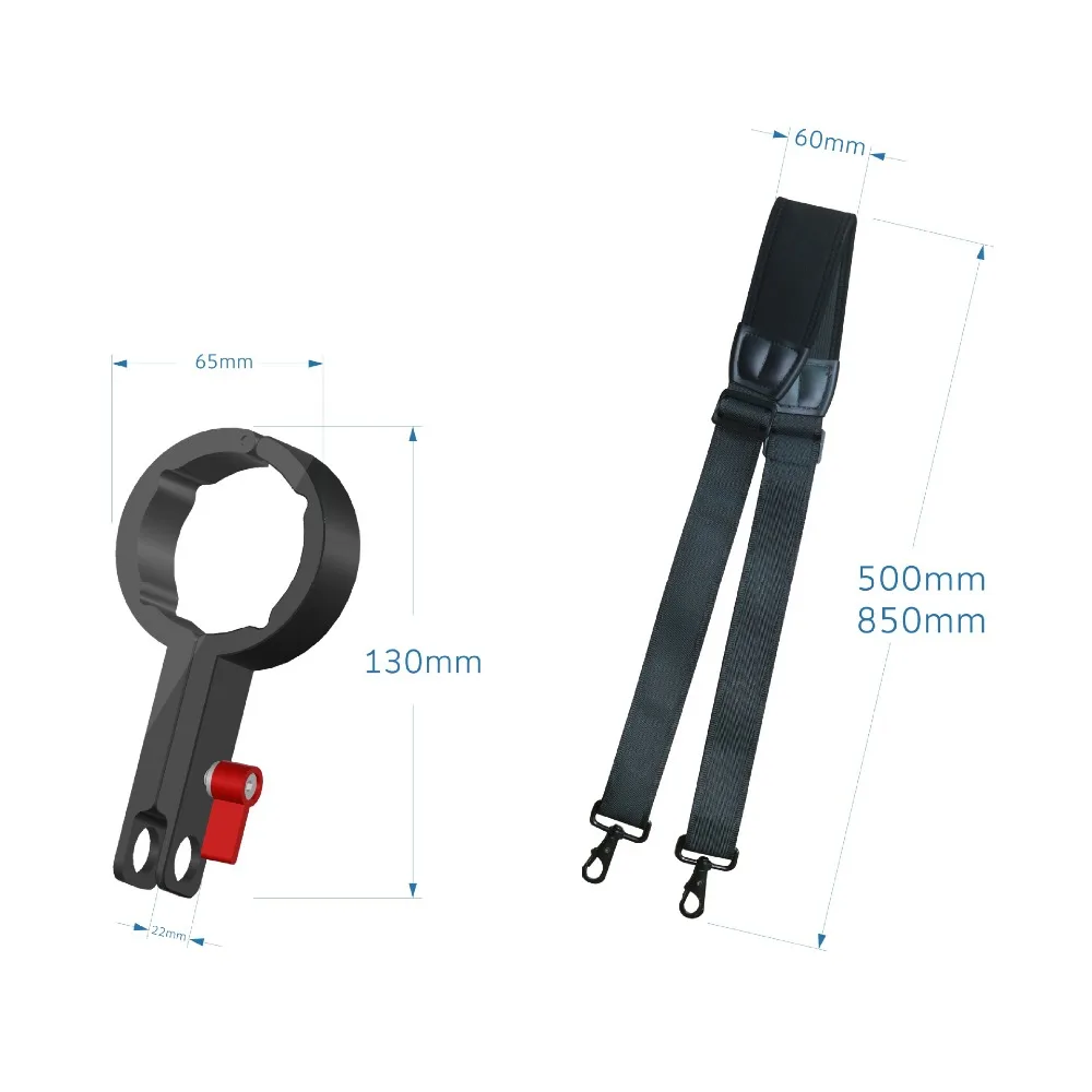 RS-ST01 Ronin-S ЧПУ аксессуар на ремне с пряжкой ручной выпуск Ремень Через Плечо Слинг застежка для DJI Ronin S 3-осевому гидростабилизатору
