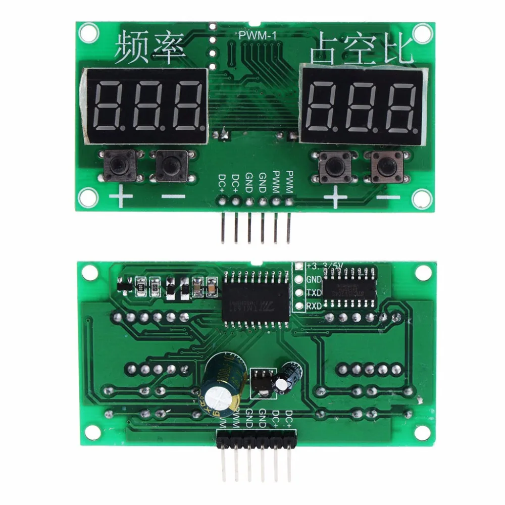 

PWM Pulse 0-99% Frequency 6Hz-100KHz Square Wave Signal Generator Duty Cycle Module
