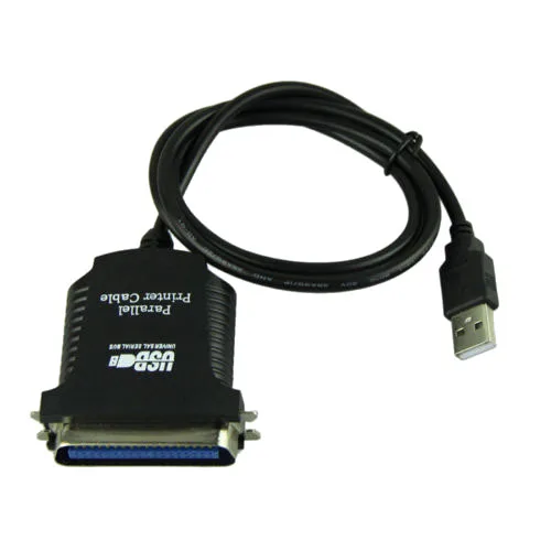 

New Parallel Port DB36 LPT Printer USB Express Card Converter Adapter Black