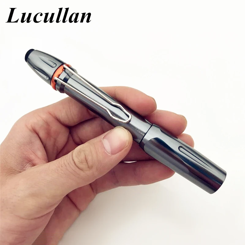 Lucullan Special For Detailer Car Paint Checking Tools Swirl Finder Yellow FlashLight Pen for Car font