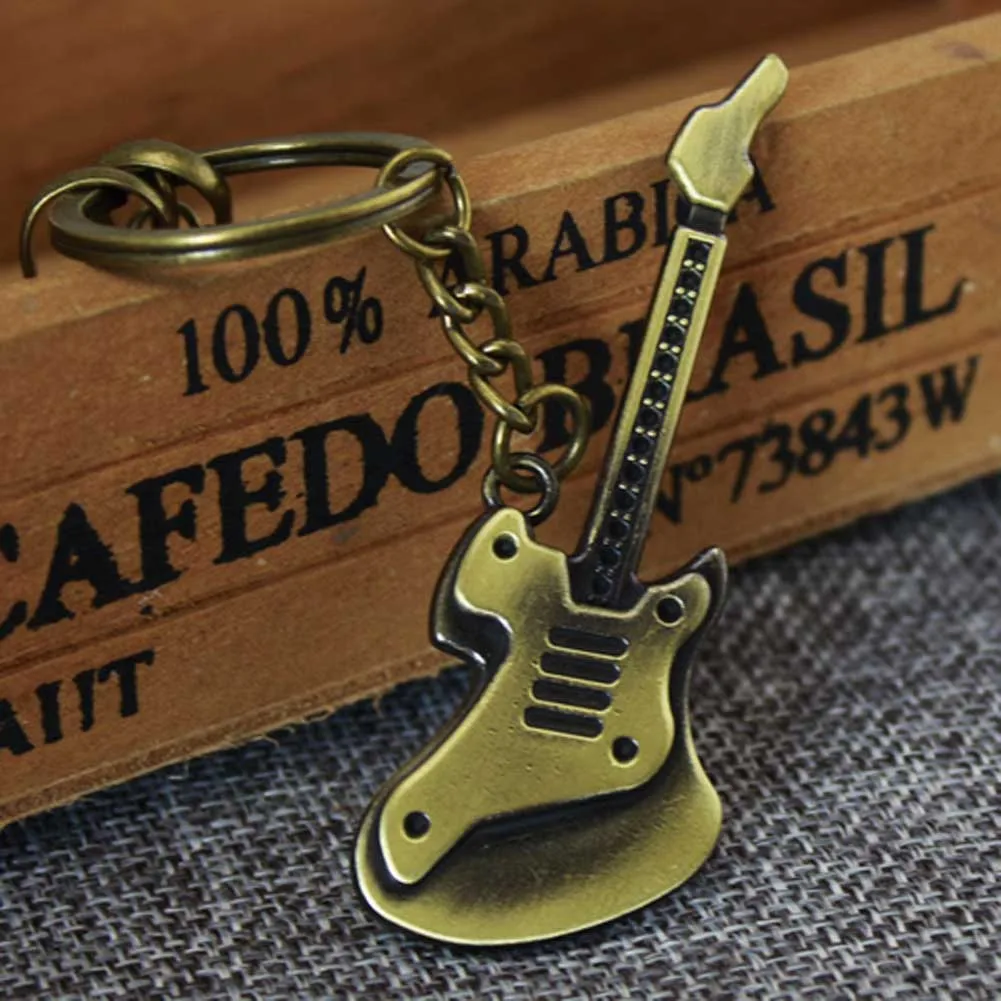 Guitar Keychain Vintage Punk Key Chains For Unisex KeyChains Keychain
