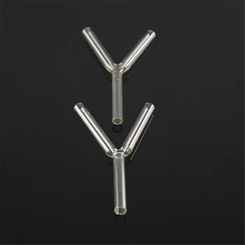 

2pcs/lot Y-type Glass Connector Tube pipe lab Hose junction tubing