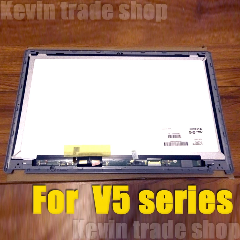 

V5-571 LCD Touch screen Assembly silver cover 15.6" For Acer Aspire V5-571p Ms2361 Repair display digitizer bezel panel+ frame