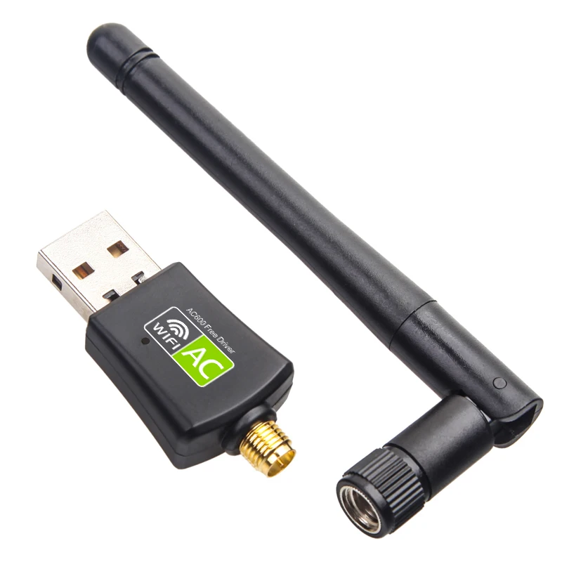 JTKE AC 600 Мбит/с USB Wifi адаптер 5/2.4Ghz Dual Band с антенной Dongle LAN 802.11ac/a/b/g/n для Windows XP Win 7 10 Mac