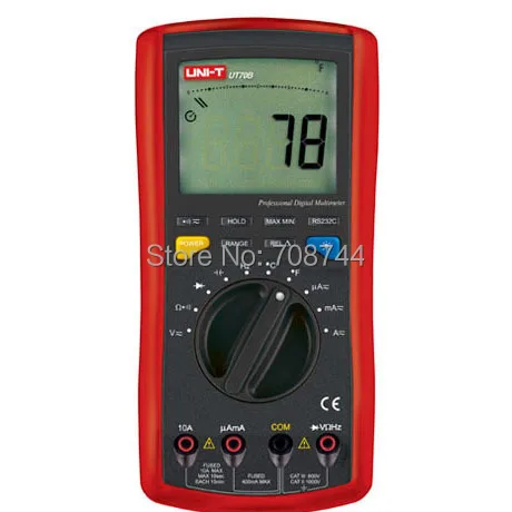 

UNI-T UT70B LCD Digital Multimeter Volt Amp Ohm Temp Capacitance Tester