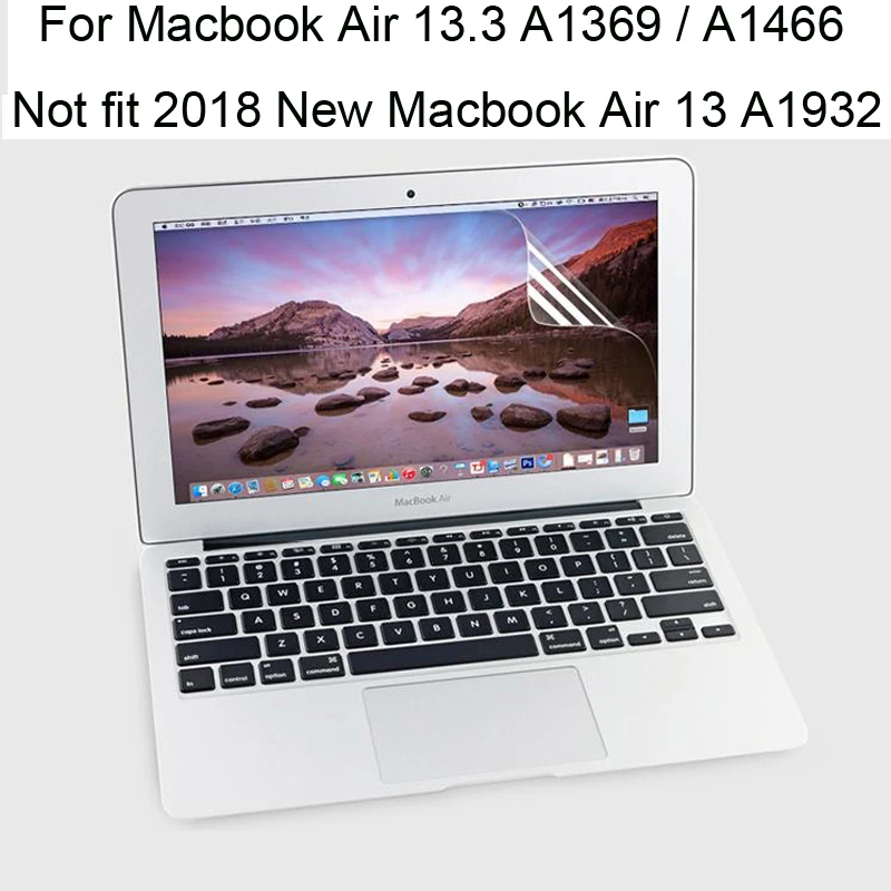 10 шт./лот прозрачная защитная пленка для экрана Macbook Air 13 3 дюйма Защитная macbookAir