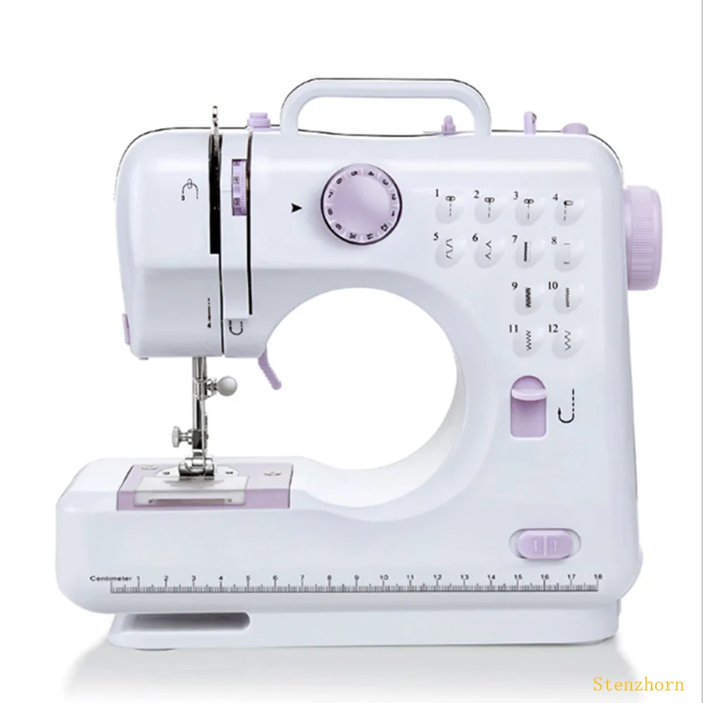 12 Stitches Handheld mini sewing machines Dual Speed Double Thread