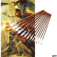 Прямая поставка и 13 шт. художественная кисть Набор нейлоновых волос акрил акварель масло Рисунок Краски ing APR29