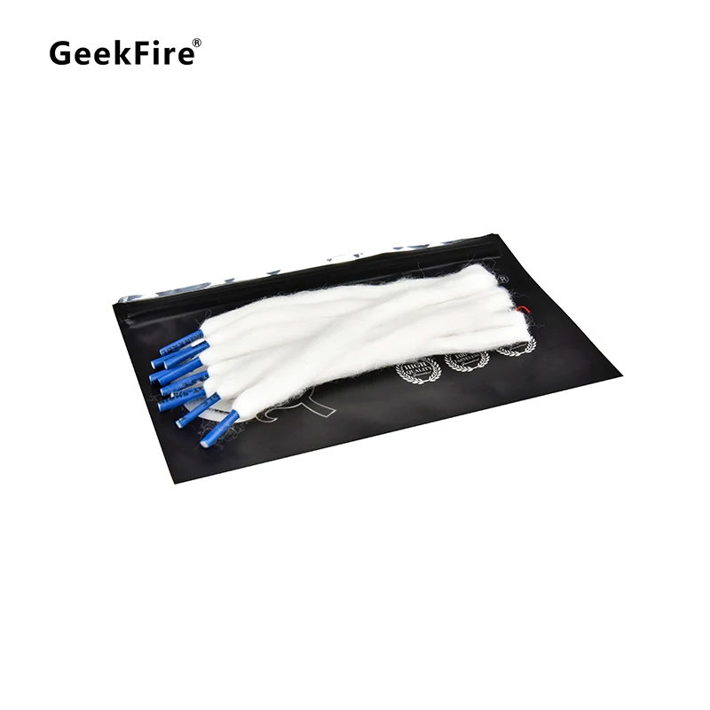 1 4 сумки GeekFire кружево органический хлопок 10 полосок электронная сигарета катушка