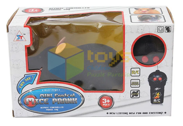 Новое прибытие страшно R/C Моделирование Плюшевые Мышь мыши с пульта ДУ Kids игрушка в подарок серый