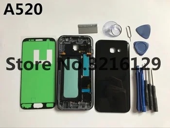 

Full Housing Case Back Cover + Middle Frame For Samsung Galaxy A5 A520 A520F (2017) Complete Replacement Parts