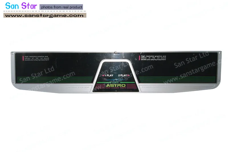 

2 pcs of Control Panel Artwork for Arcade Game Machine