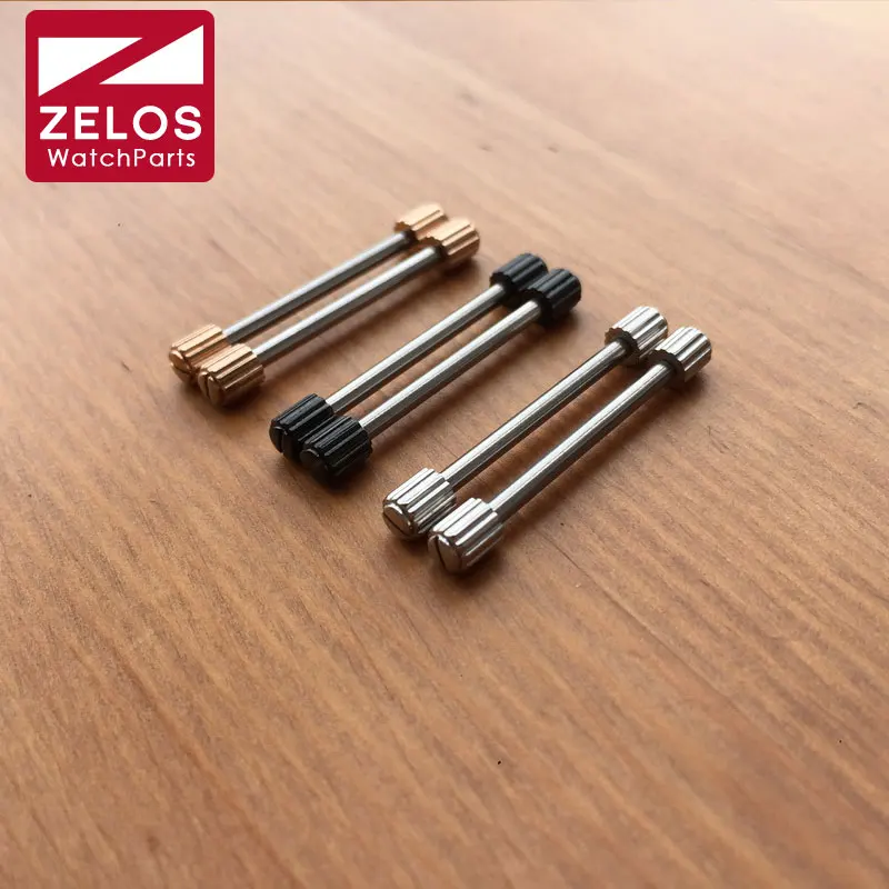 

2piece/sets 36.3mm steel rose gold/silver/black colors watch screw tube rod for Michael Kors MK watch case lug link parts tools
