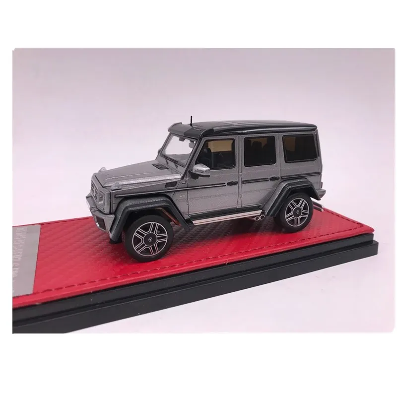 1:43 металлическая модель автомобиля Mercedes-Benz G500 4x4 металлическая модель дорожного транспортного средства детские игрушки коллекция подарок - Цвет: Серебристый