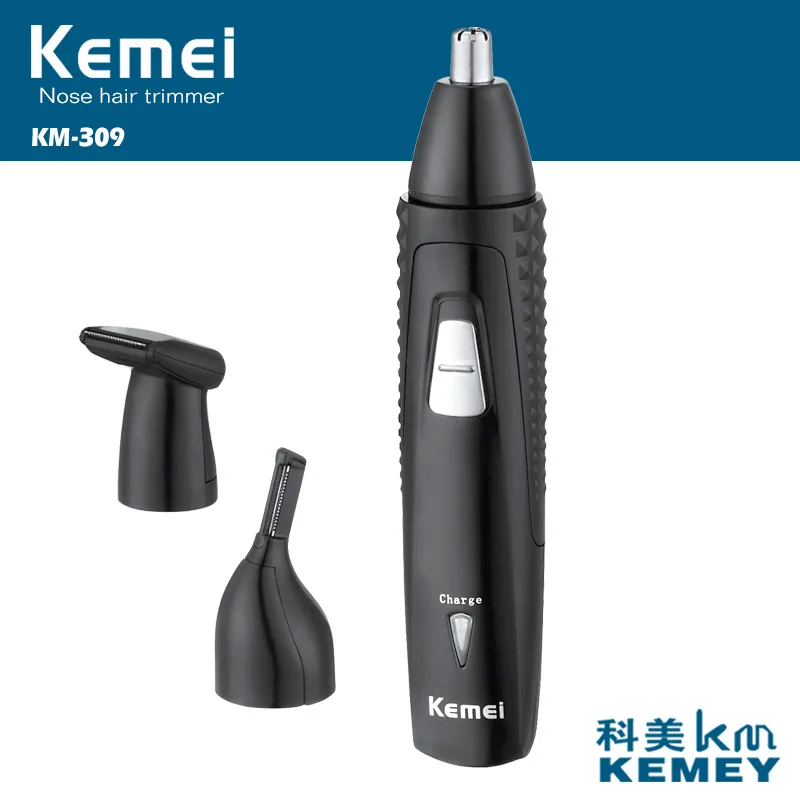 T133 kemei font b nose b font font b trimmer b font 3 in 1 rechargeable