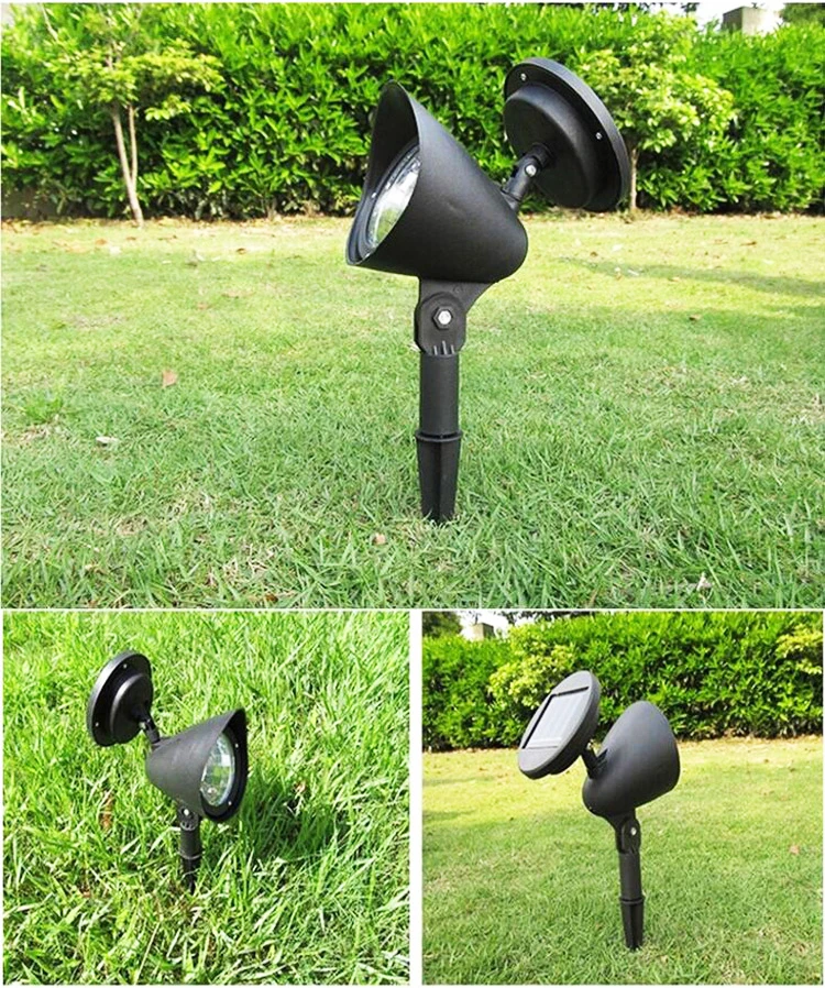 CHICLITS 2 PCS 4 LED Solar Lamp Energy Outdoor Garden Lights 1.2V 600mAh Cold Light Yard Security Lawn Lighting (15)