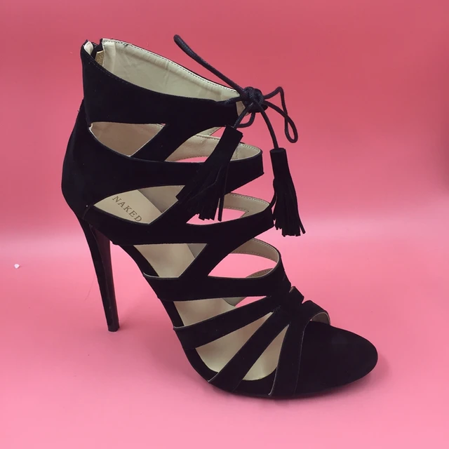 Bombas Ee El Color Pie Abierto Estilo Gladiador Del Las Mujeres De Dedo 15 Aguja Personalizado Zapatos Tamaño Tacones uu4 XOZuTPki