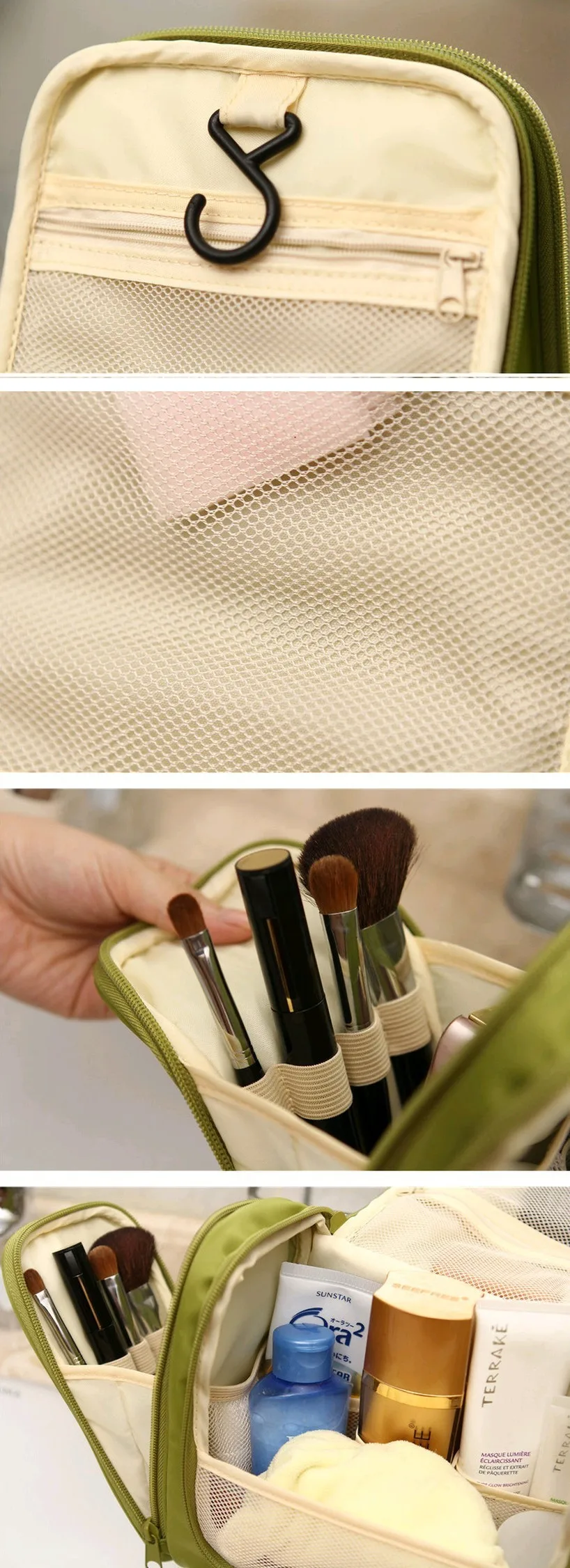 smart makeup bag|Fashion Men Hanging Cosmetic Bag Travel Portable Beautician Make Up Bag smart makeup bag|Fashion Men Hanging Cosmetic Bag Travel Portable Beautician Make Up Bag