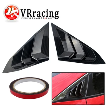 

VR - Rear Window Quarter Side Vent Window Louvers Scoop Cover For Honda Civic 10th 2016 2017 Car-styling Parts