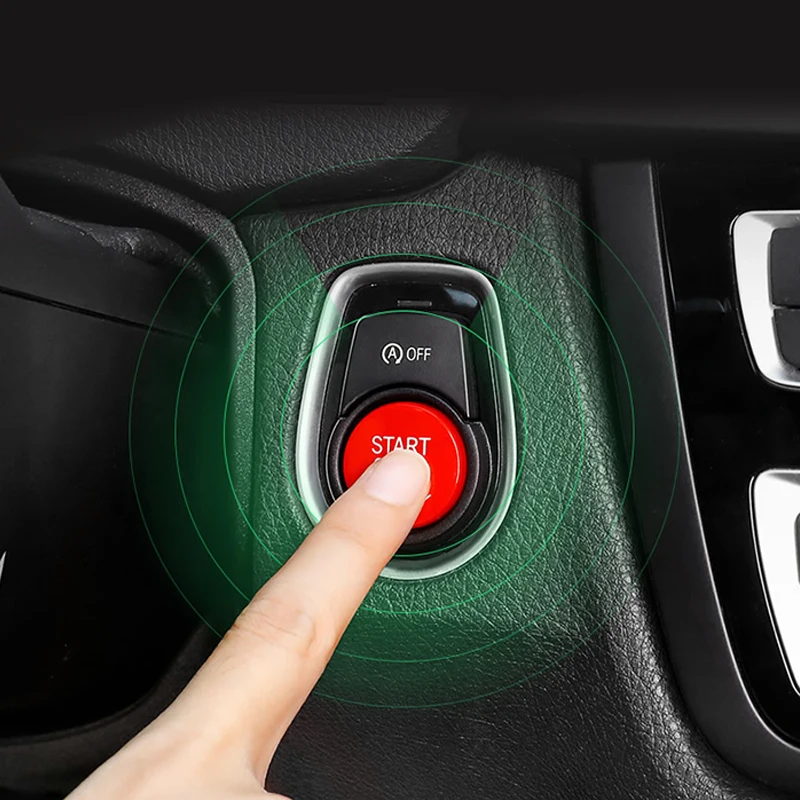 

For 1 2 3 4 5 6 7 Series X1 X3 X4 X5 X6 F30 F34 F10 F02 F15 F16 ABS Ignition Switch Engine Start Key Button Replace Case