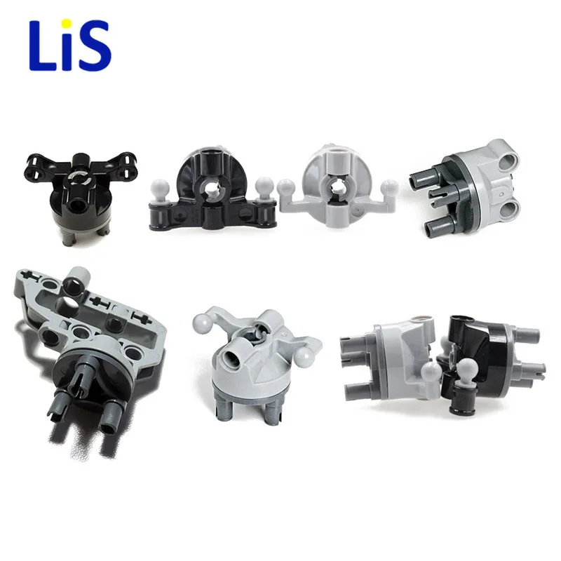 5 компл./лот 23801 + 92909 Technic рулевого колеса концентратор держатель 2 Pin отверстия и