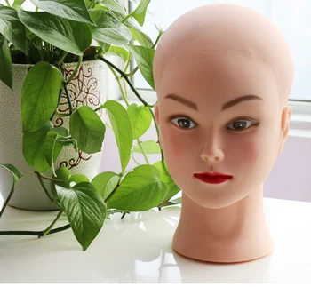 

Free Shipping!! New Arrival Women's Mannequin Head Hat Display Wig Training PVC Head Mannequin Head Model Femal Head Model