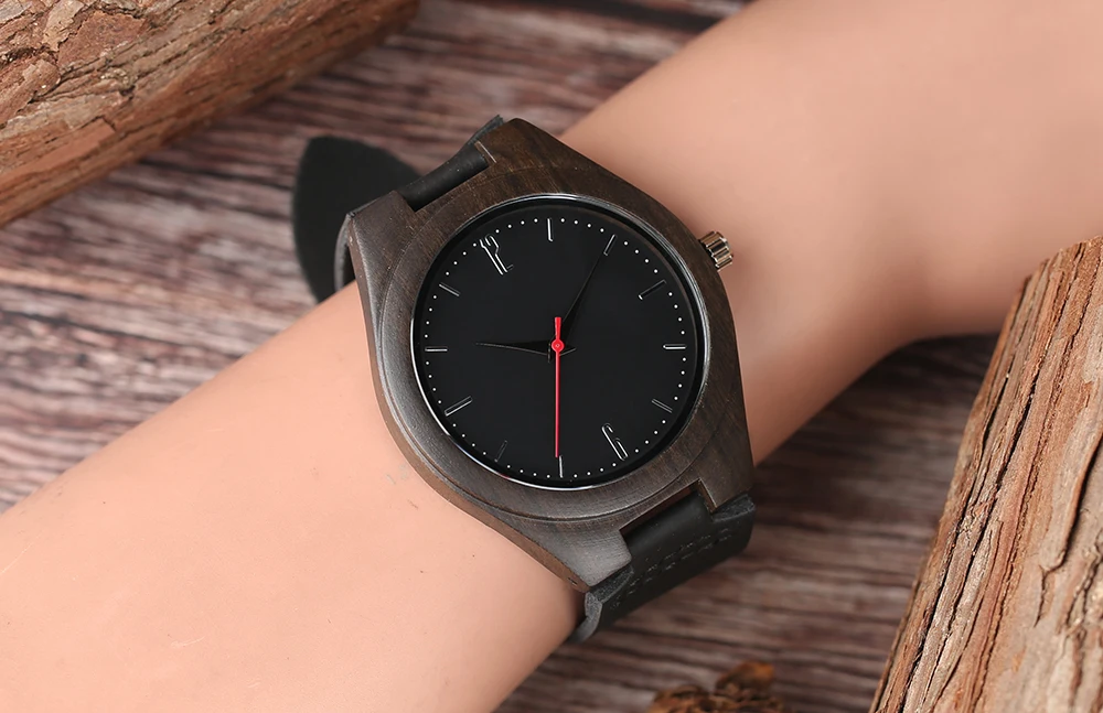 Nature Wood Simple Men Bamboo Watch Cool Casual Genuine Leather Band Strap Wrist Watches Quartz Women Gift Relogio Masculino (15)