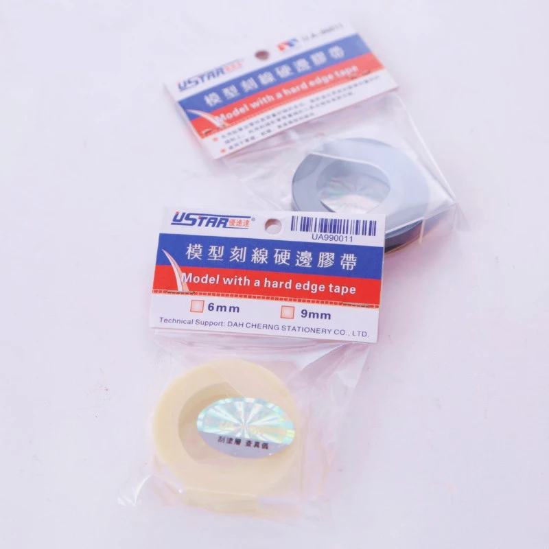 

Ustar UA-90011 Models With Hard Edge Tape Scribed Line Tape 9mmx3m Model Building Tools Hobby Cutting Tools Accessory