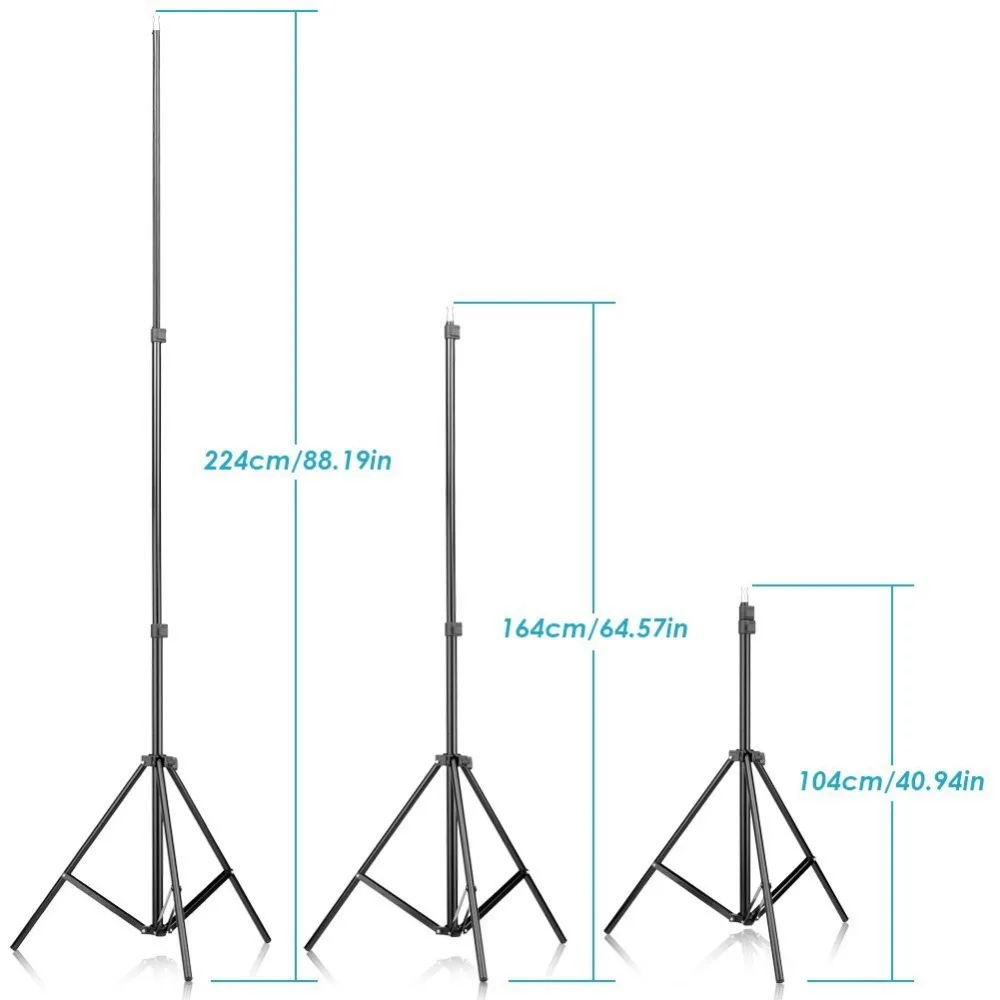 Neewer 700 Вт Профессиональный фон для фотосъемки 24x24 дюйма/60x60 см софтбокс с E27 розетка светильник ing комплект