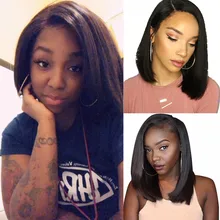 SALE European American New Hot Women Girl Natural Glueless Bob Wig Brazilian Straight Short Lace Hair Wigs For Black Women Gift SALE European American New Hot Women Girl Natural Glueless Bob Wig Brazilian Straight Short Lace Hair Wigs For Black Women Gift