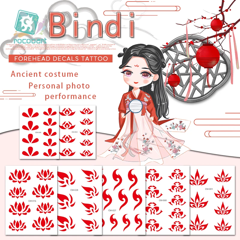 Bindi индийские наклейки украшения для лица тату татуировка на лоб временная