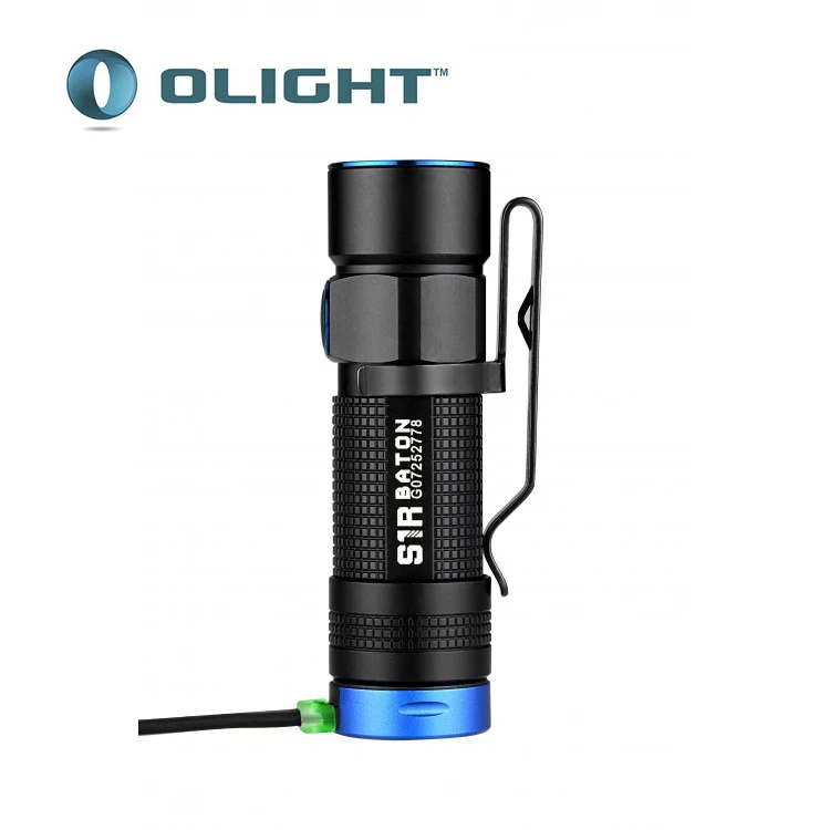 

2016 new Olight S1R Baton Cree XM-L2 LED 900 lumens side-switch rechargeable EDC RCR123 flashlight