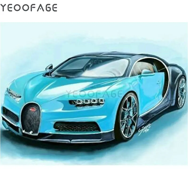 

Diy 5D diamond painting cross stitch diamond puzzle full square Mosaic picture unfinished diamond embroidery Luxury car